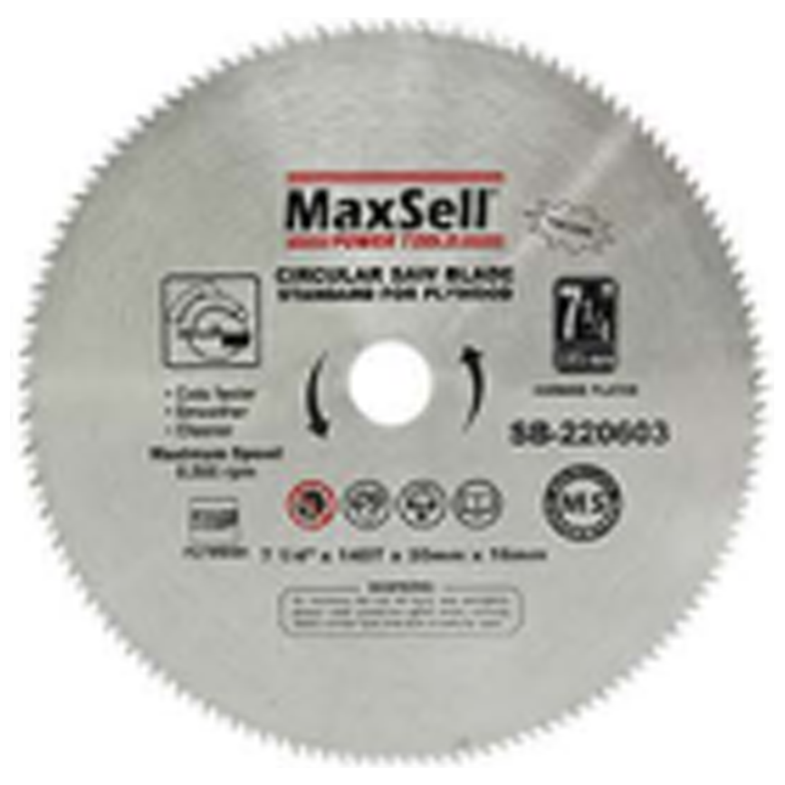 Maxsell SB-220G03 Circular Saw Blade for PlyWood | MaxSell by KHM Megatools Corp. Maxsell SB-220G03 Circular Saw Blade for PlyWood | MaxSell by KHM Megatools Corp.
